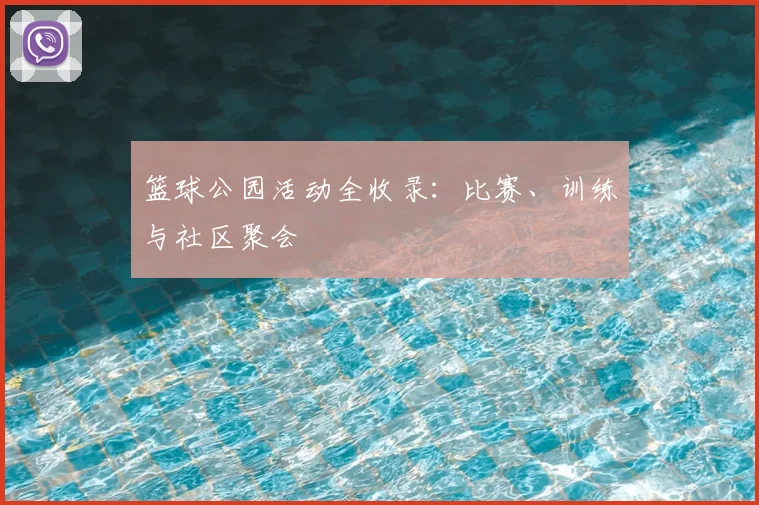 篮球公园活动全收录:比赛、训练与社区聚会